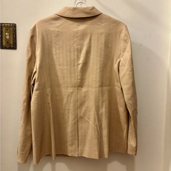 Ann Taylor Linen Blend Blazer || NWT || size 14 - Picture 2 of 4